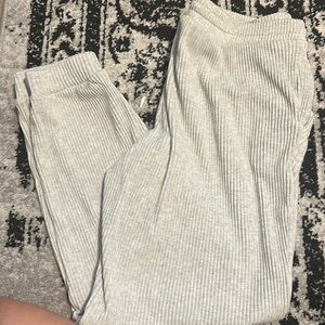 Abercrombie Ribbed Lounge Jogger Grey